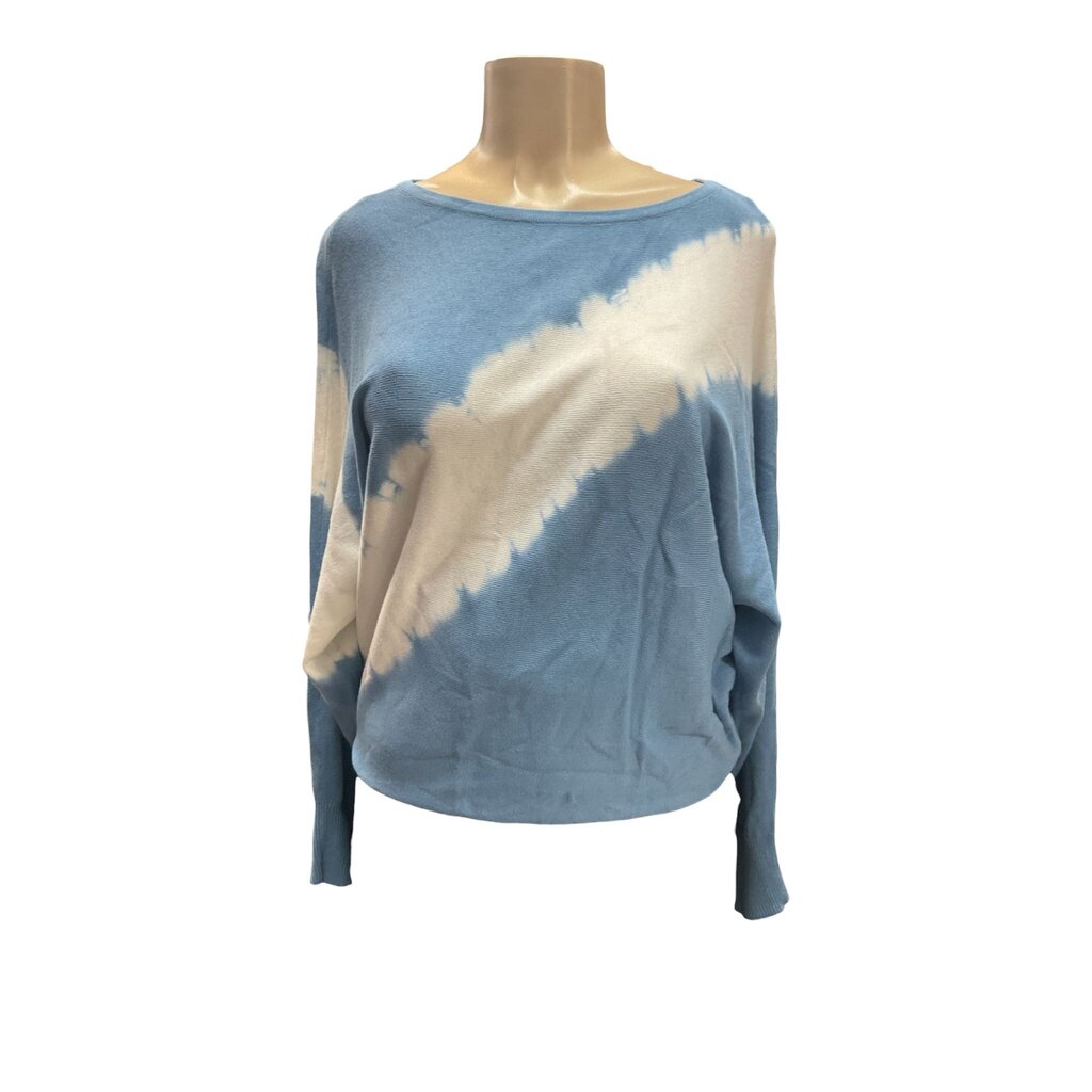 Philosophy (Large) NEW Blue and White L/S Crewneck Sweater