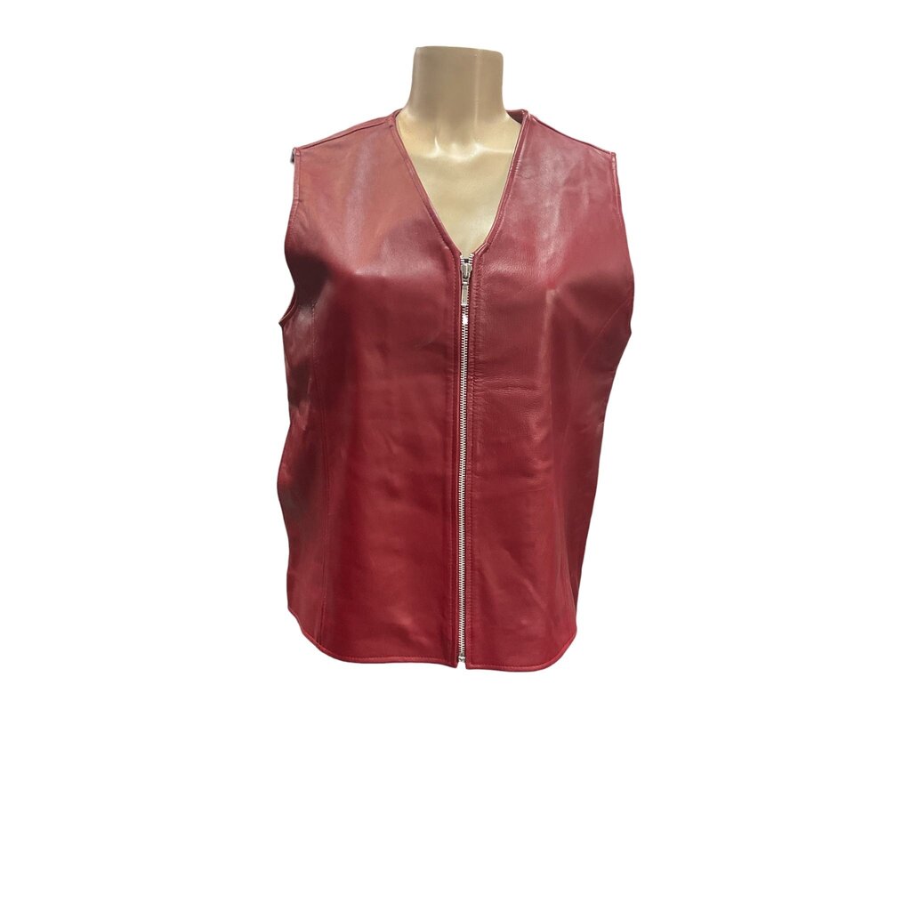 Nordstrom (Large) Red Leather Vest