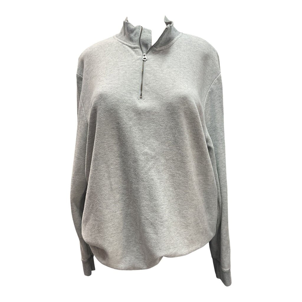 Old Navy (XL) Quarter Zip Grey LS Jacket