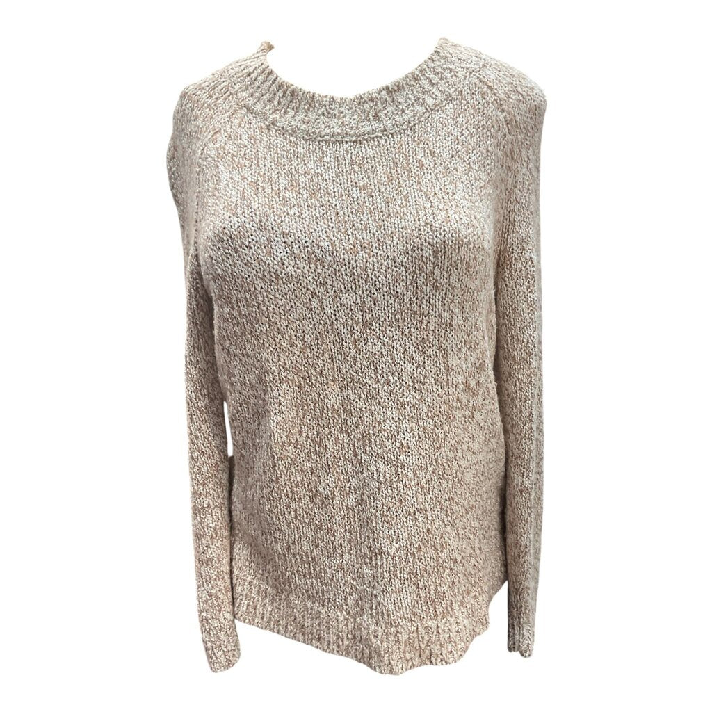 Loft (Large) Wheat CrewNeck Sweater