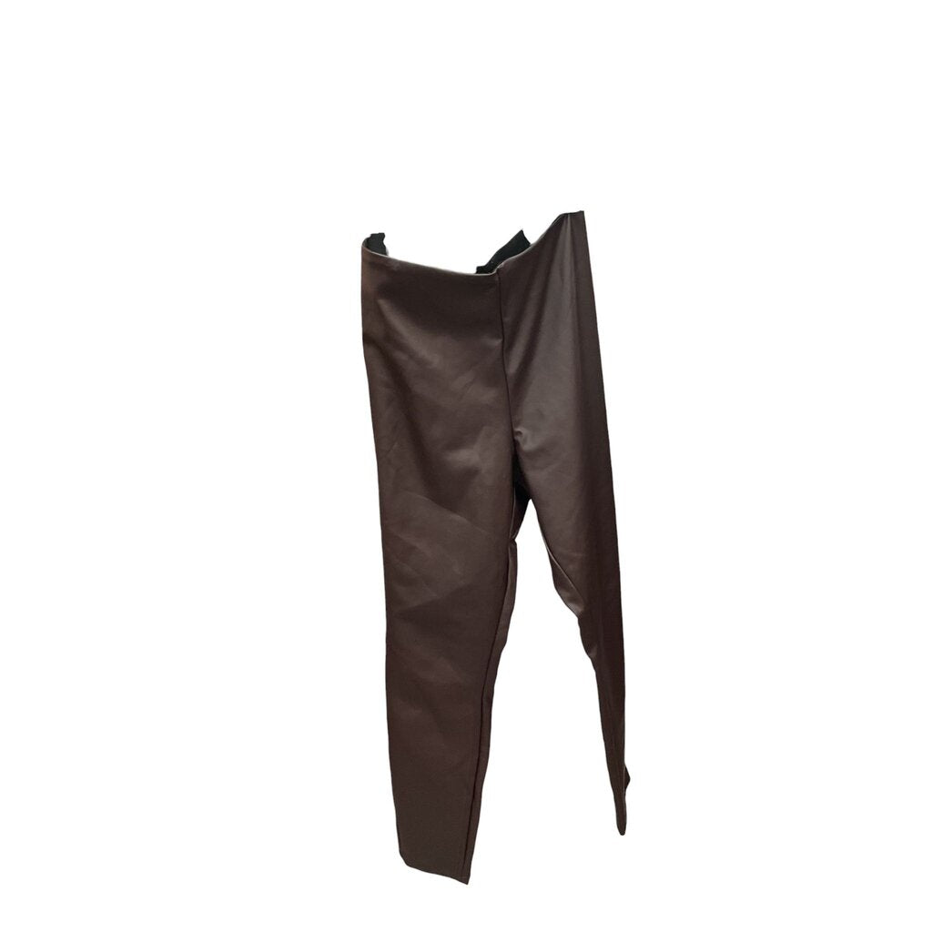 A New Day (XL) Brown Faux Leggings (2)