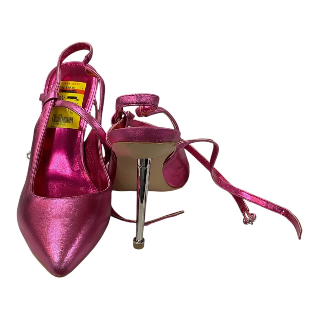 Guess (8) Last Act Hot Pink Silver Heels