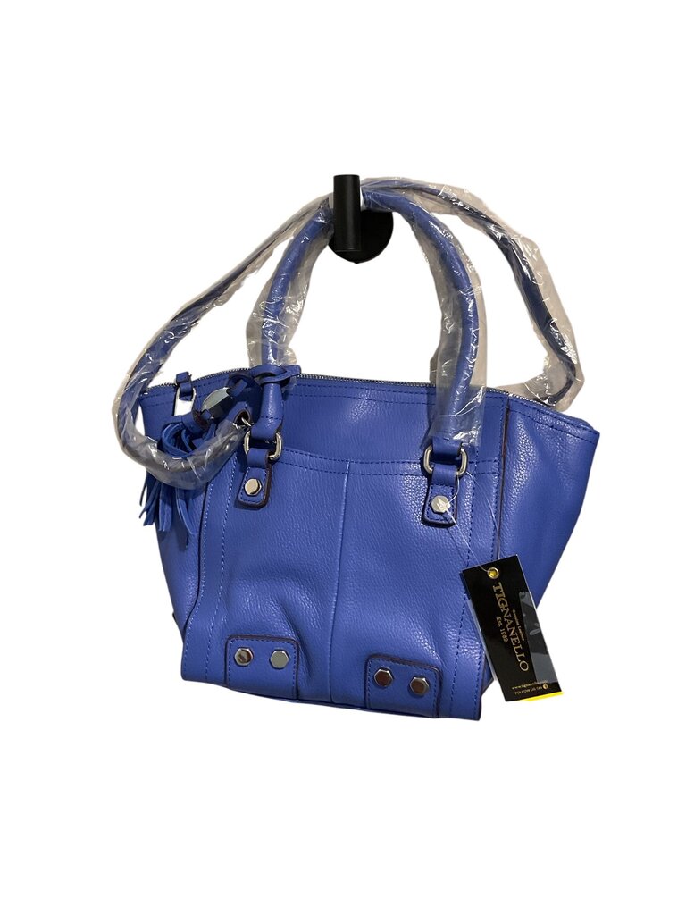 Tignanello NEW Genuine Leather Blue Shoulder Bag