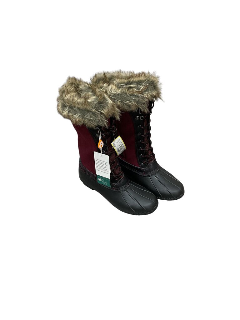 Sporto (9.5) Natasha Merlot NEW Original Duck Boot