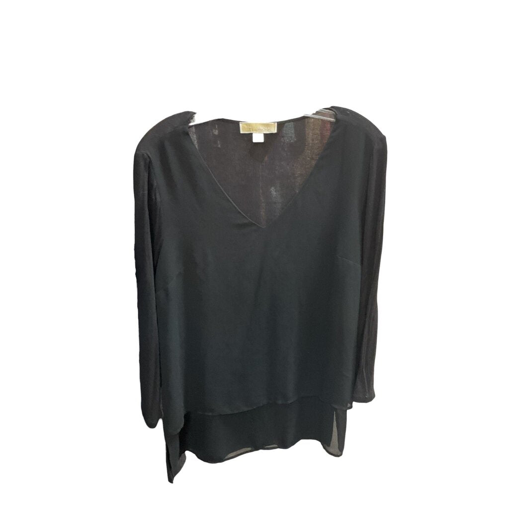 Michael Kors (Med) Black Blouse