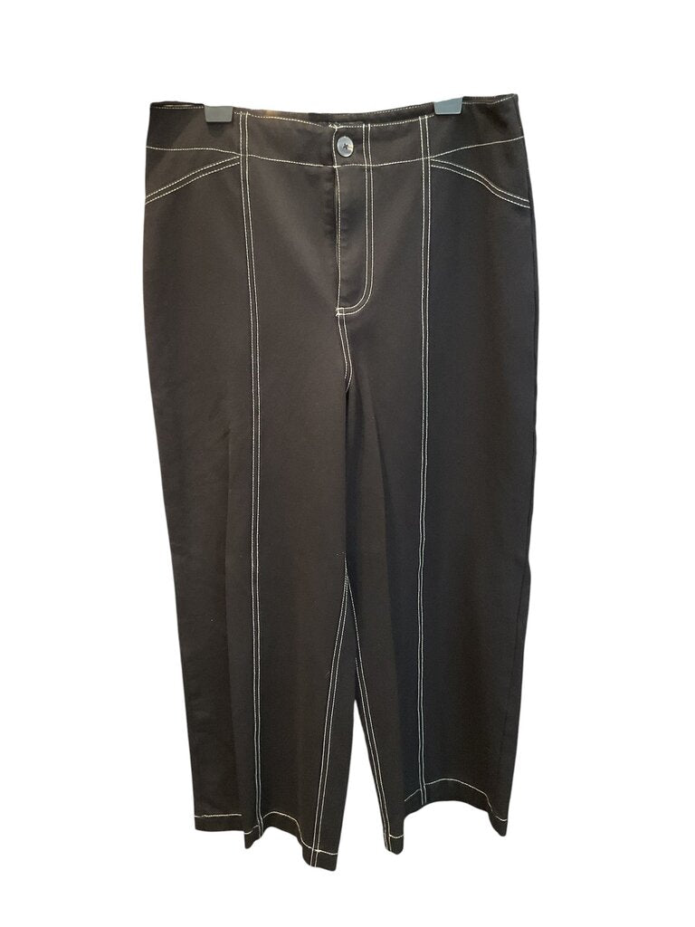 Rachel Zoe (14) Black White Striped Trousers