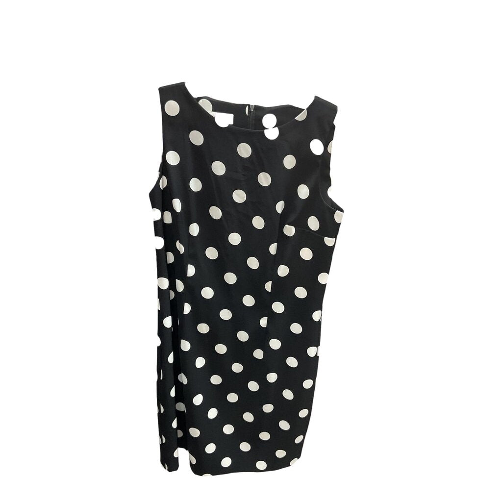 Alyx (12) Limited Black and White Polka Dot Sleeveless Sheath Dress