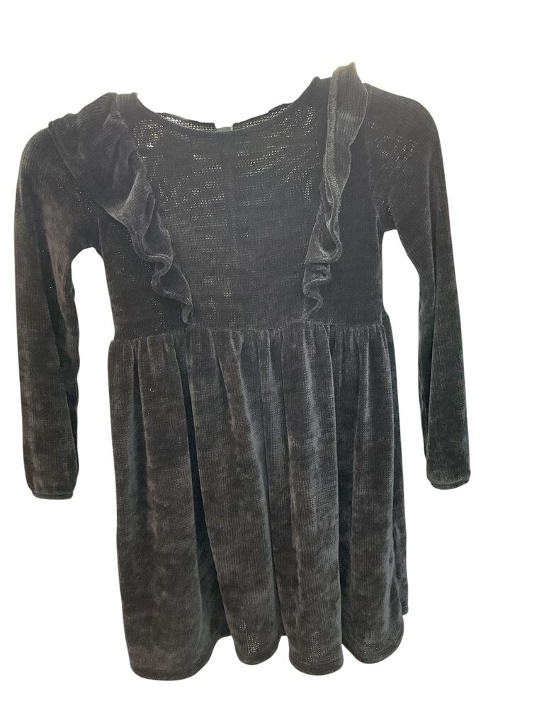 H and M (8-10) Black LS Dress