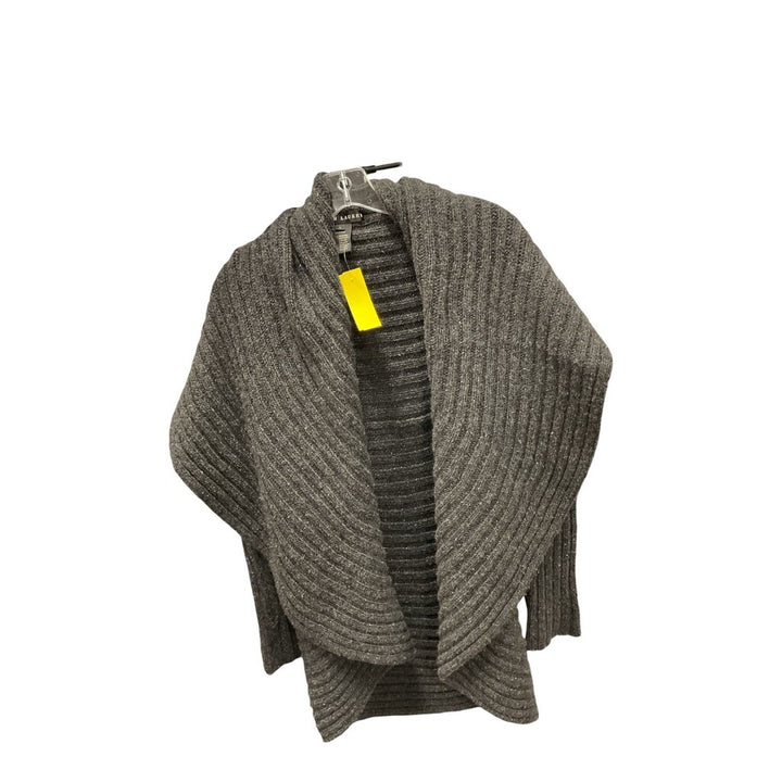 Ralph Lauren (L) GRAY OPEN FRONT CARDIGAN