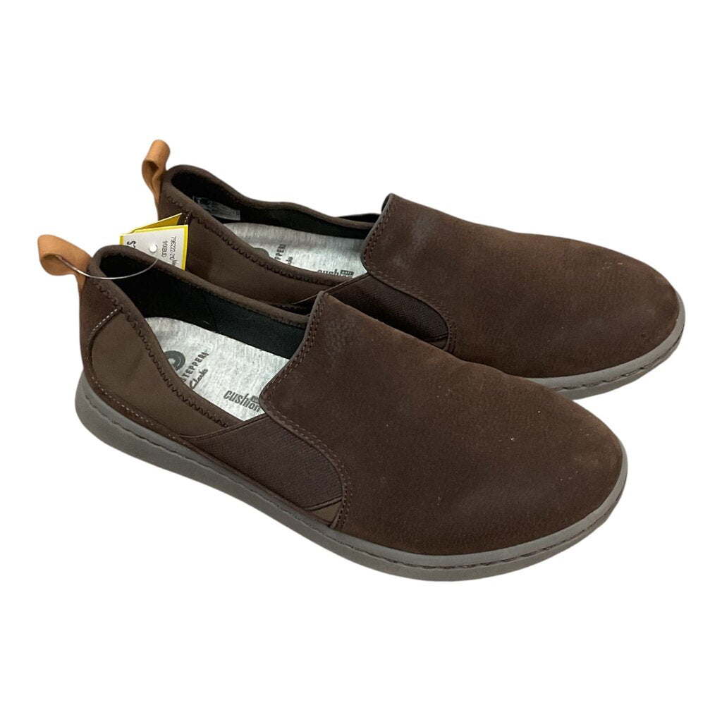 Aerosoles (7.5) BROWN SUEDE SLIP ONS