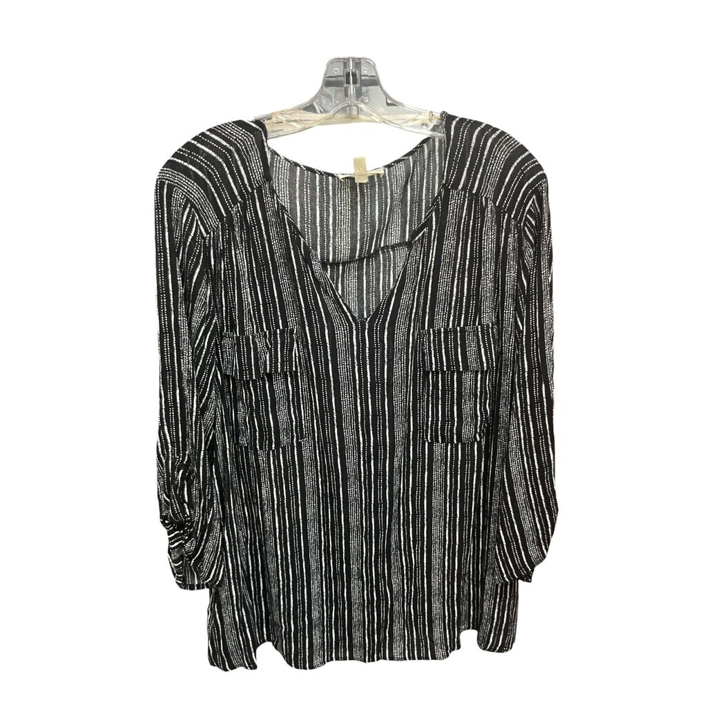 COMO BLU (2X) BLACK & WHITE TUNIC