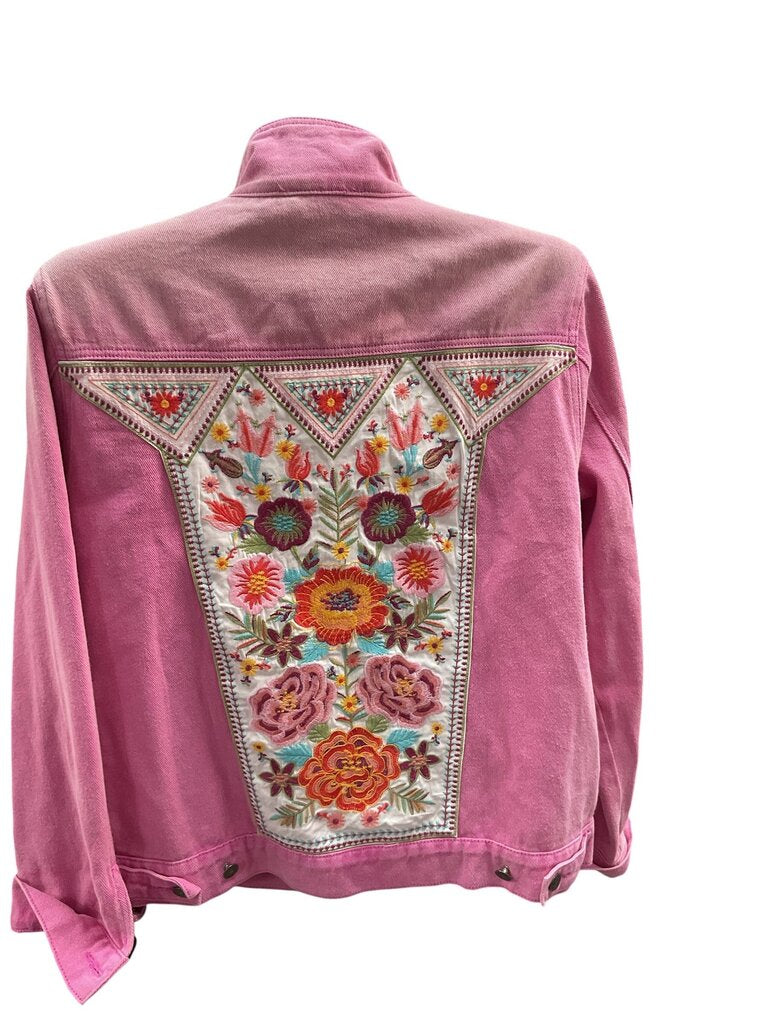Savanna Jane (Large) Pink Denim Jacket
