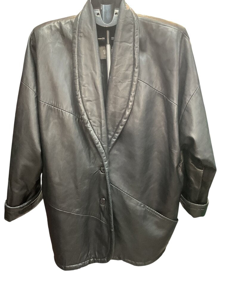 Origanaux Pablo (11/12) Black Leather Coat