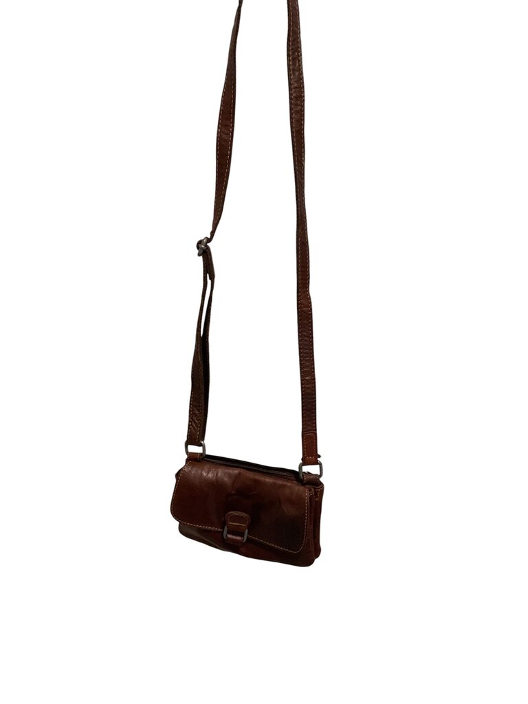 Jack Georges Brown Leather Crossbody