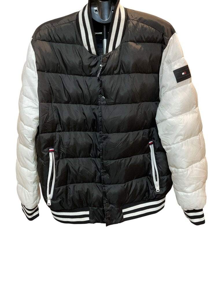 Tommy Hilfiger (XL) Black and White Puffer Men's Jacket