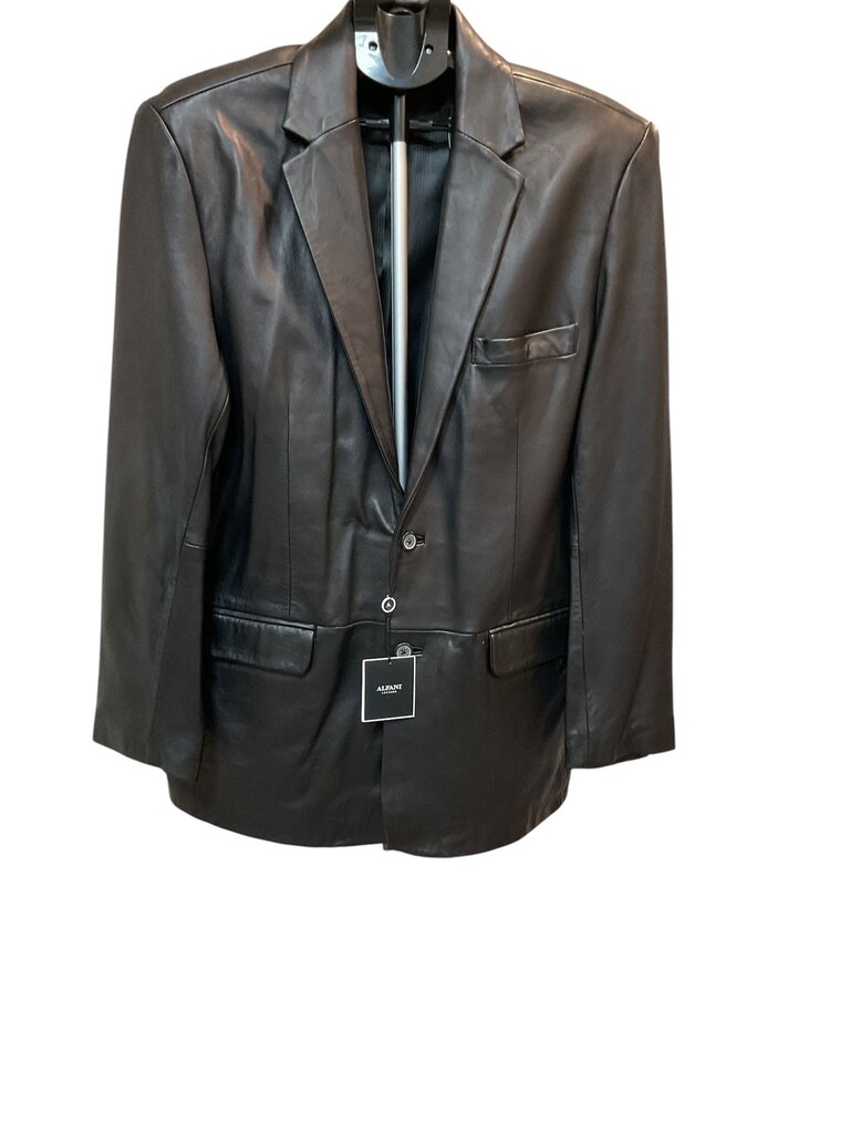 Alfani (Med) NEW Men's Leather Blazer Jacket