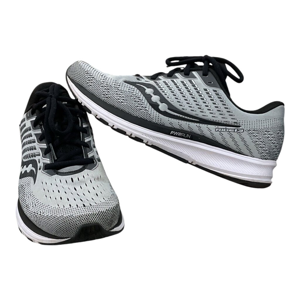 SAUCONY (10.5) MENS GRAY RUNNING SHOES