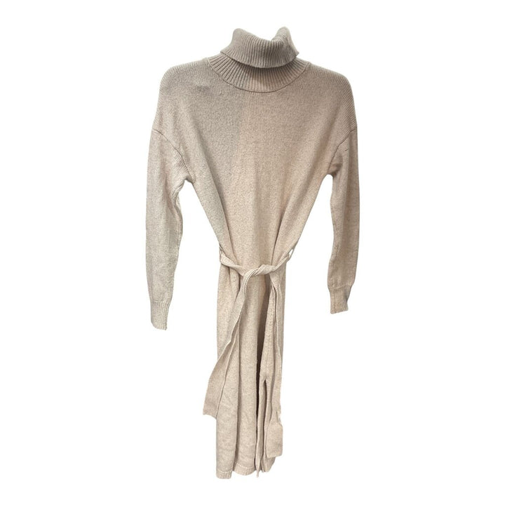 Rachel Zoe (Med) Tan Turtleneck Sweater Dress