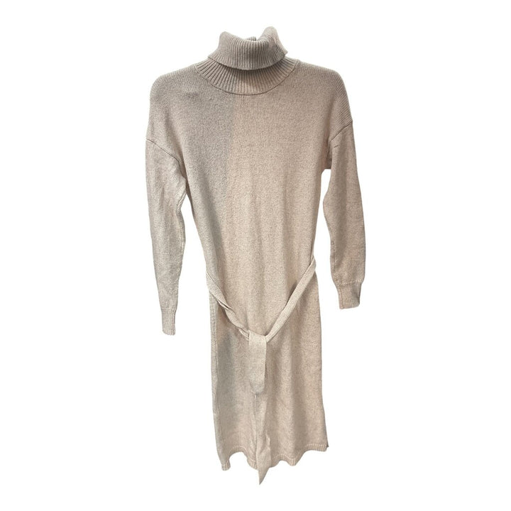 Rachel Zoe (Med) Tan Turtleneck Sweater Dress