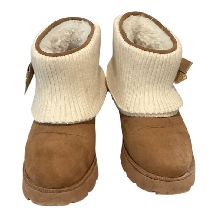 Juicy Couture (8) Tan Sherpa Short Bootie