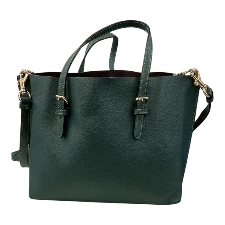 Coach NEW Green Leather Tote Mollie 25 Handbag