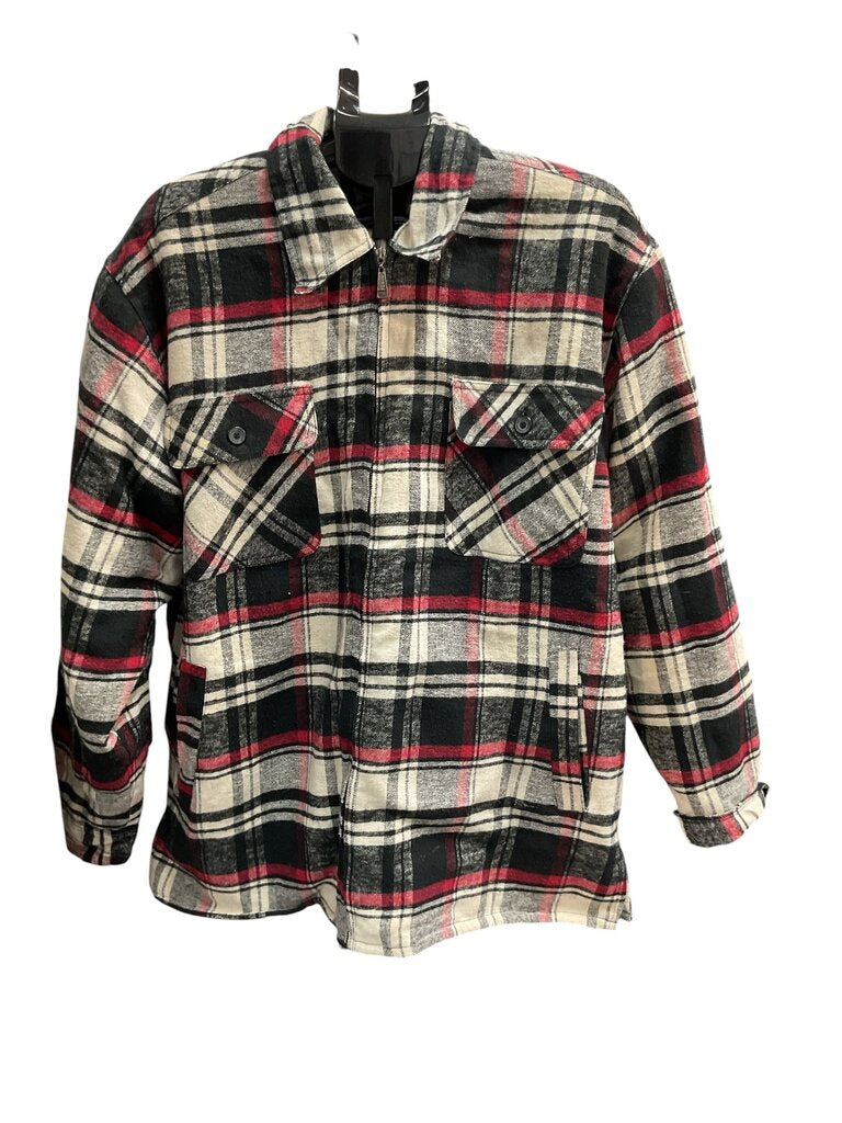 Xtreme Outerwear (Large) Red and Black Flannel Coat