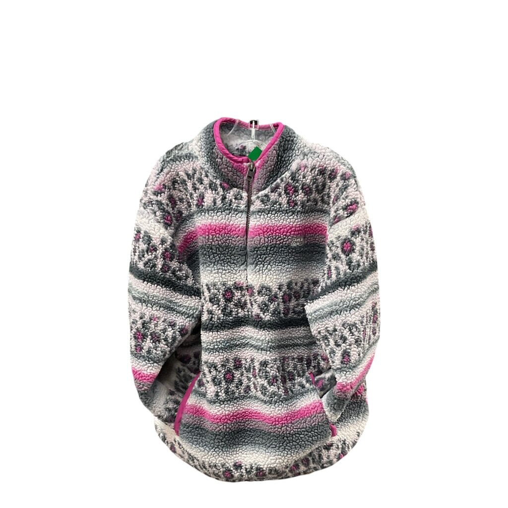 Hurley (10-12) Pink and Grey Zippered Fleece
