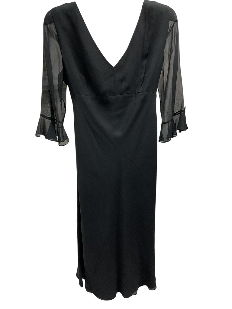Valerie Stevens Dress (14) Black Chiffon