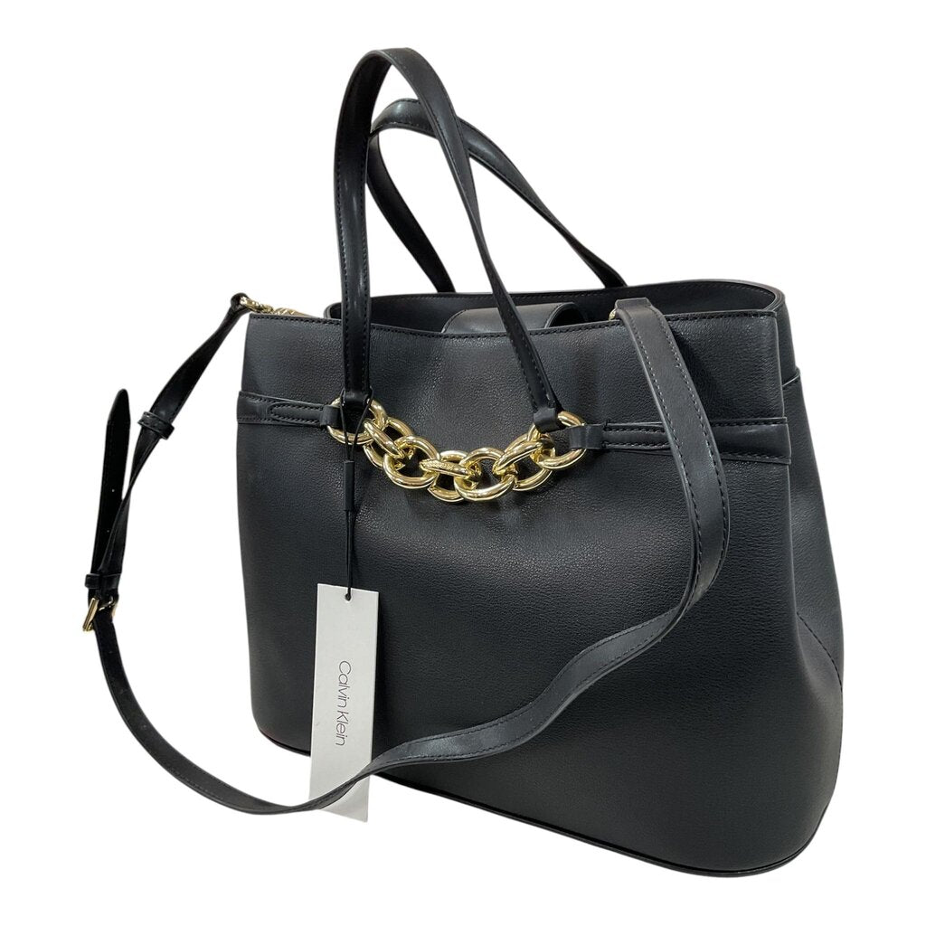 Calvin Klein NEW Evelyn Hodarzti Black Shoulder Bag