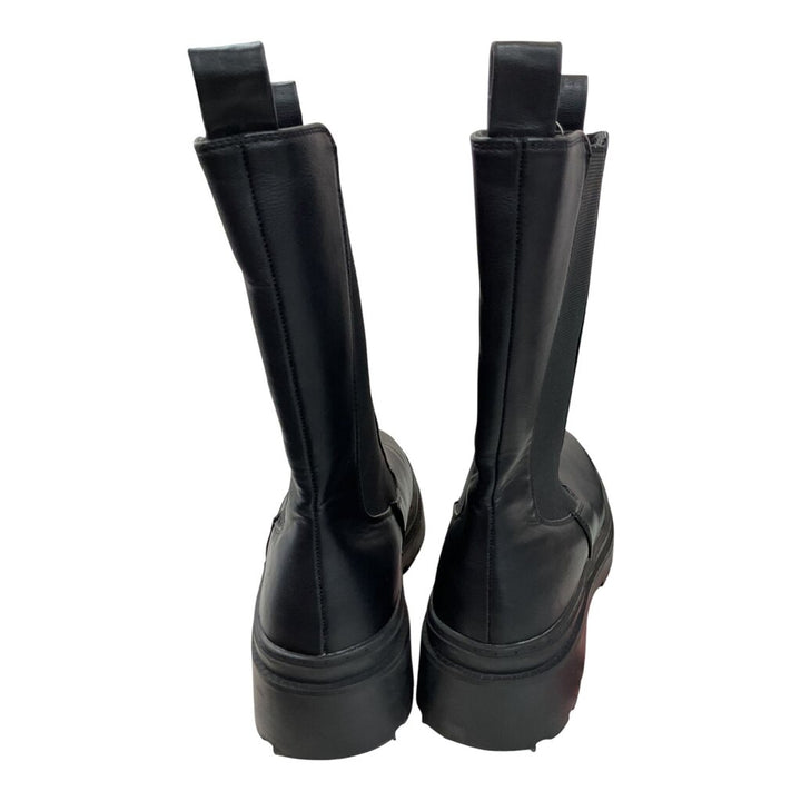 Black Combat (9) Mid Shaft Bootie