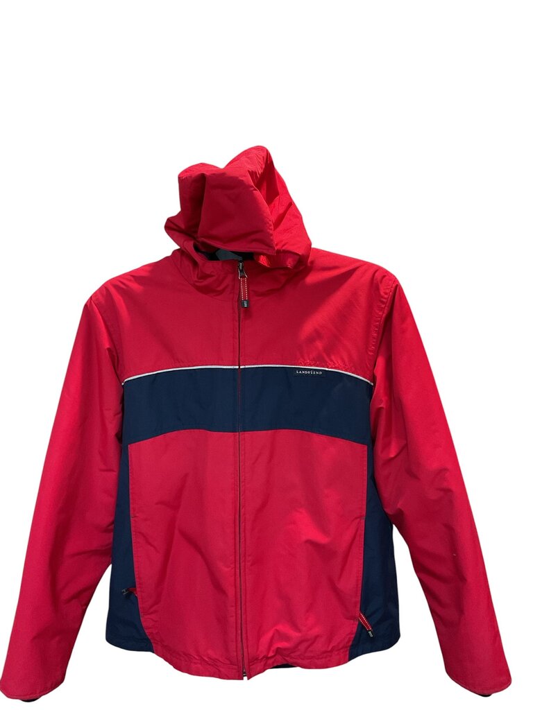 Lands End (xl-18/20) Red and Blue Young Men's Jacket