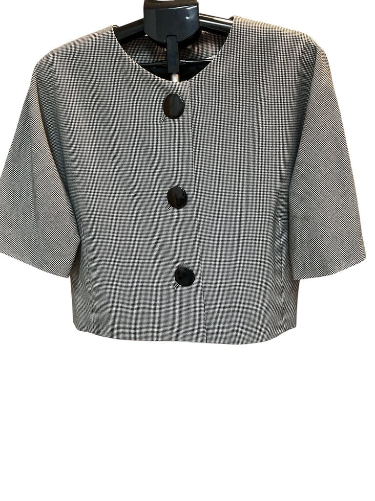 Worthington (XL) Black and White Checkered Blazer