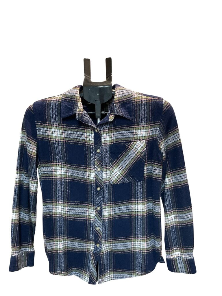 Arizona (XS) Blue and Pink Plaid LS Button Down