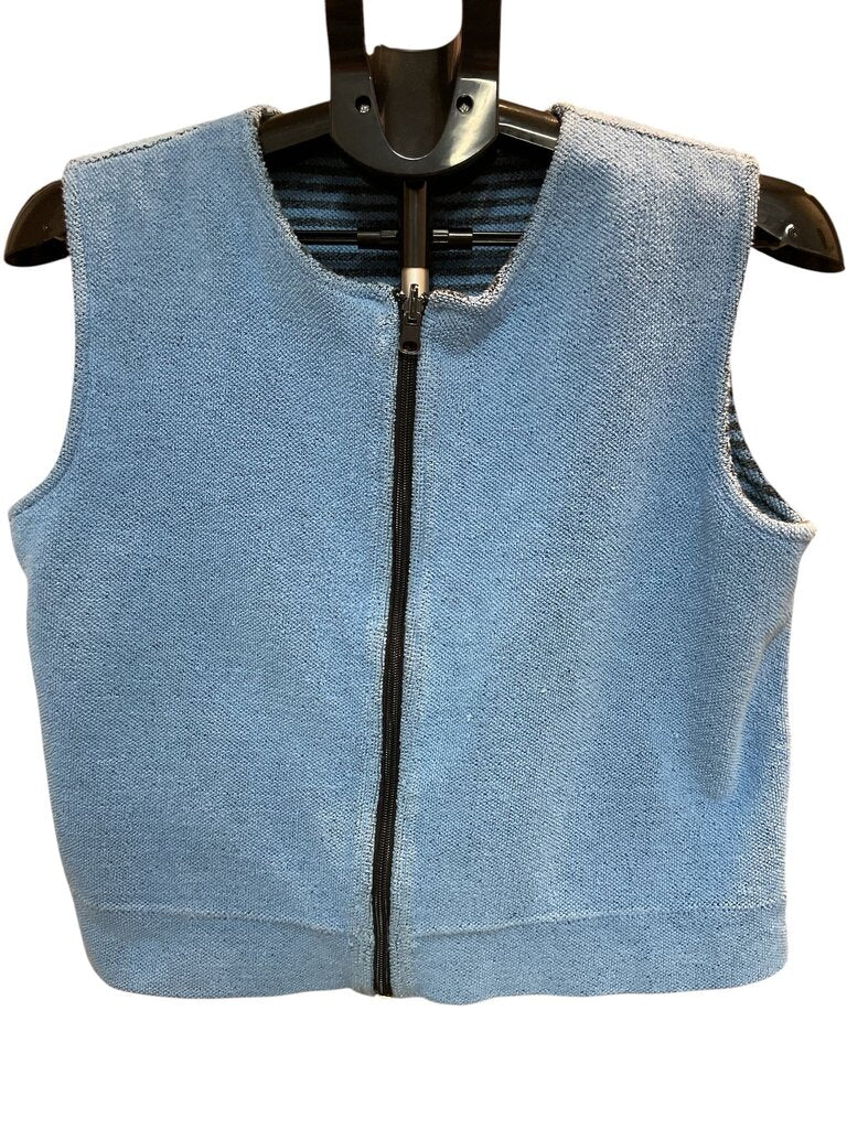 Blue (Med) Vest Reversible Stripes