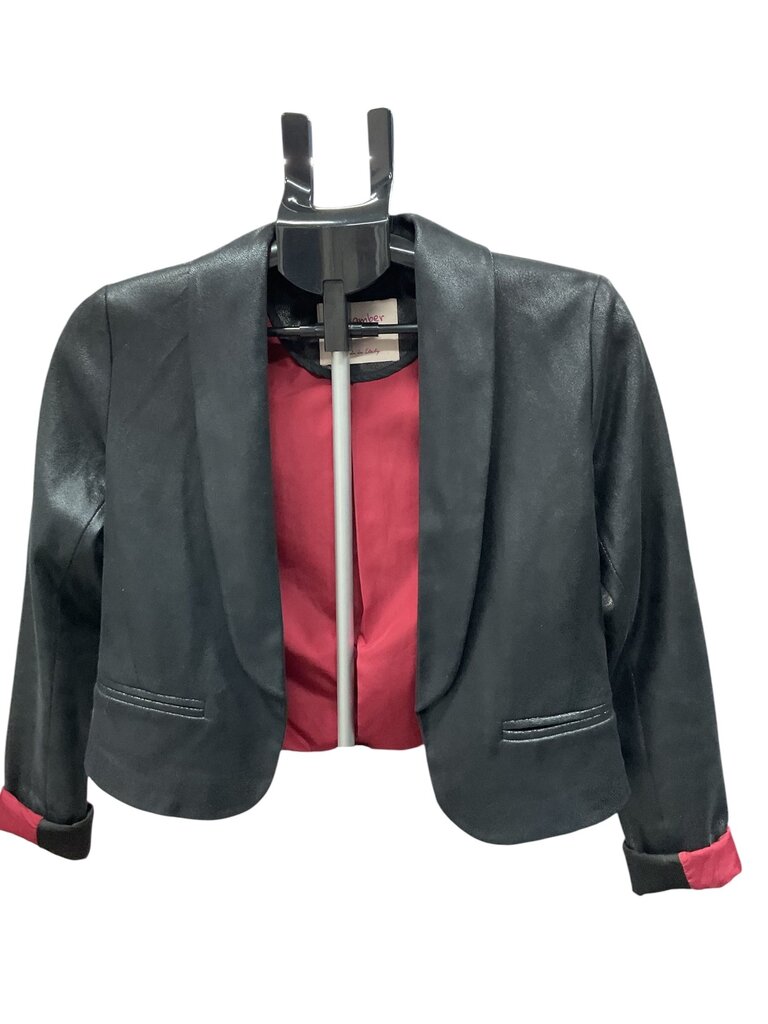 Pink Amber (Small) Mini Faux Leather Jacket