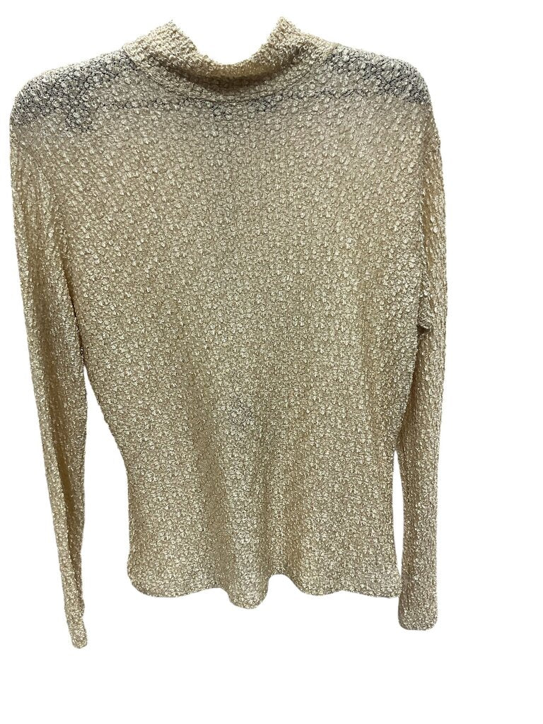 Van Tisse (XL) Gold LS Blouse