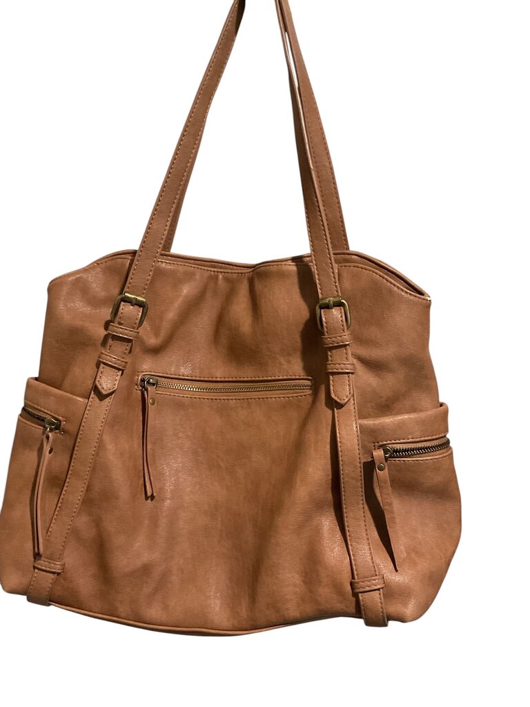 Tan Leather Shoulder Bag MOW