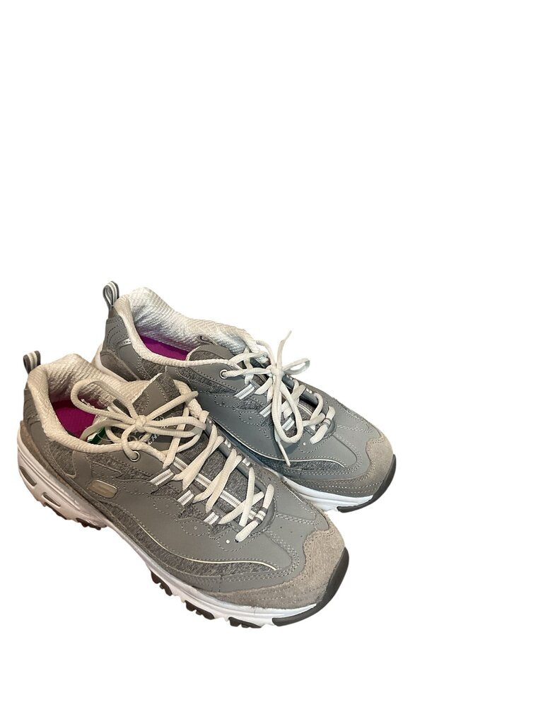 Skechers (10) Lites Memory Foam Grey Sneakers