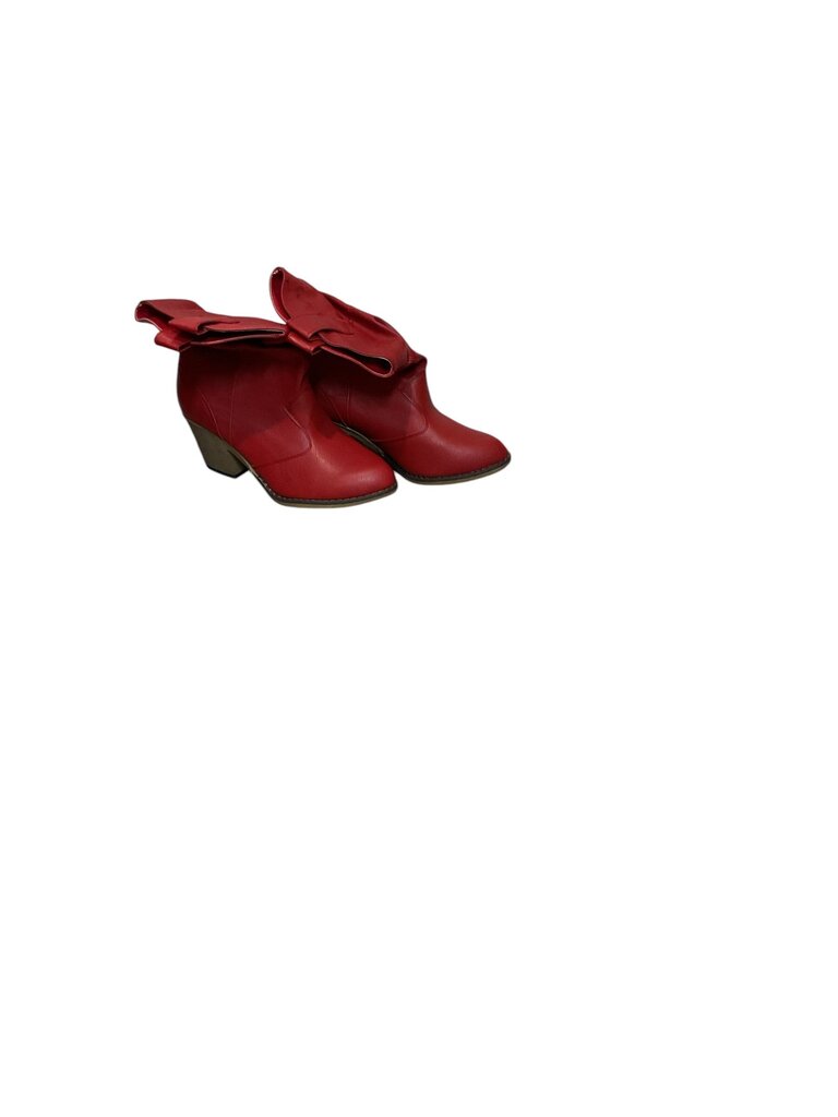 Charles Albert (6) Red Platform Boots