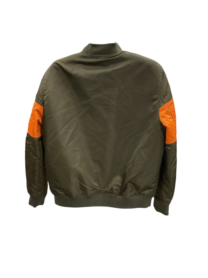 Tommy Hilfiger (Large) Green and Orange Bomber Jacket