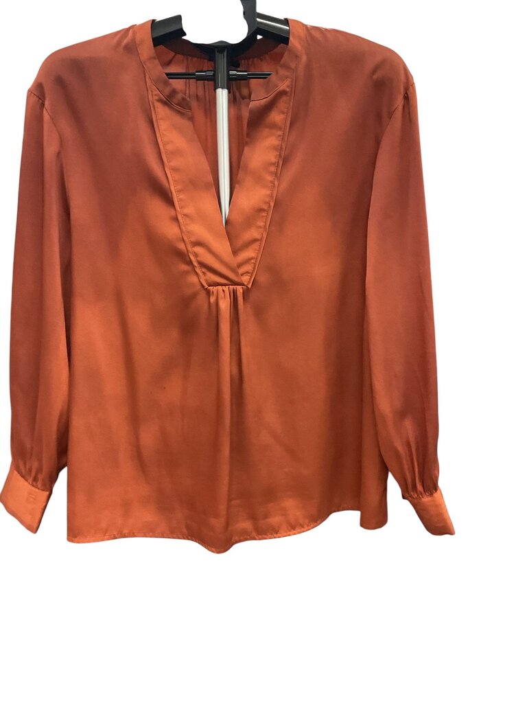 Who What Wear (Large) Rust LS Blouse