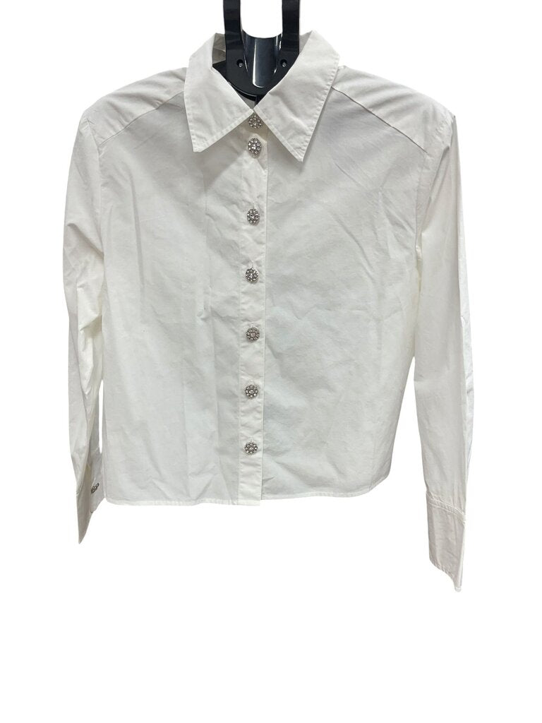 A New Day (Med) One LS Button Down w/Silver Pendant Buttons