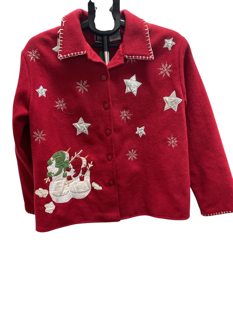 Take Two (Large) Red Winter Button Down LS