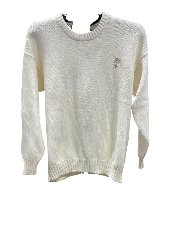 Antigua for Woman (Large) Cream Crew Neck Sweater