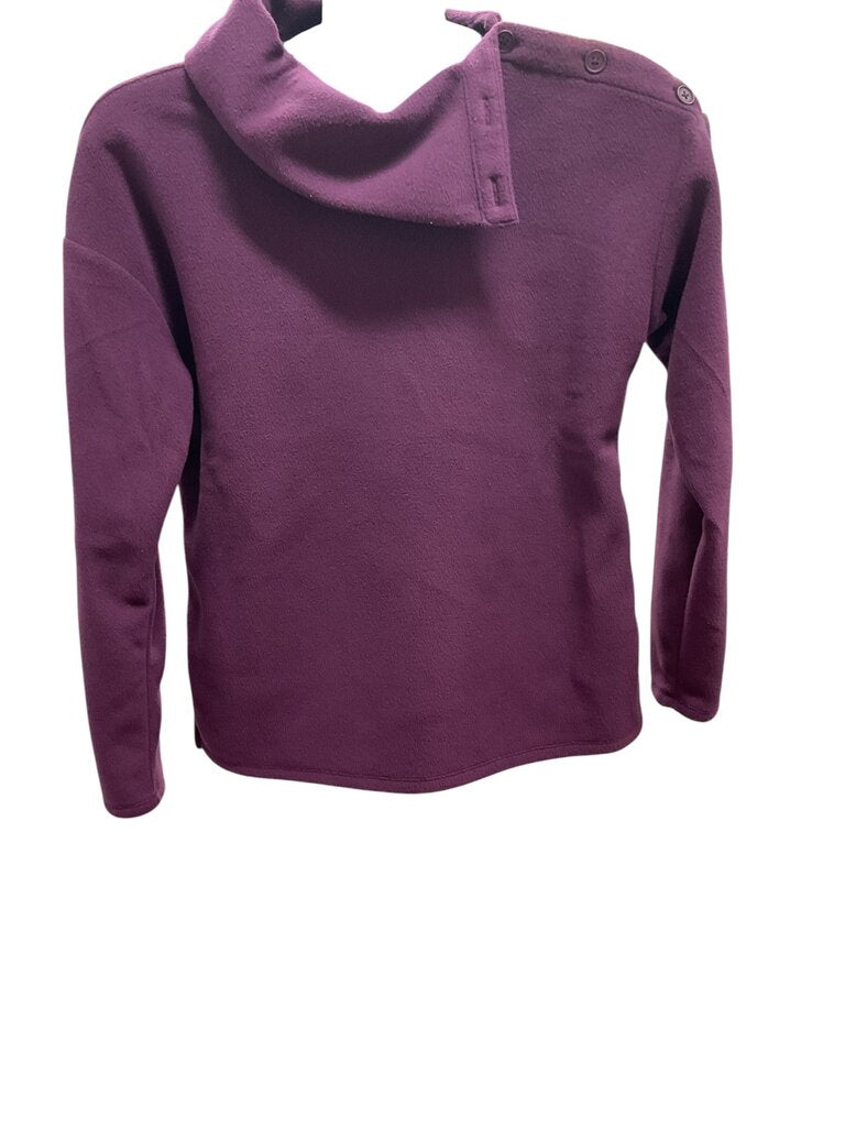 Talbots (Small) Purple Cowl Neck Fleece