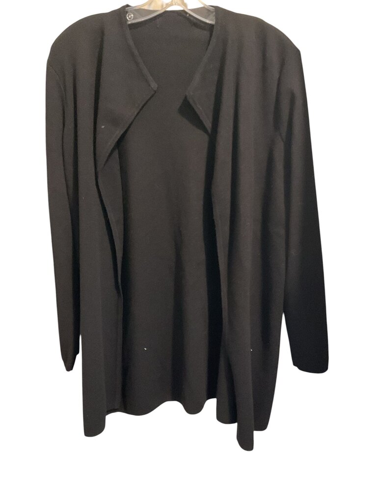 Black (Large) Long Cardigan **