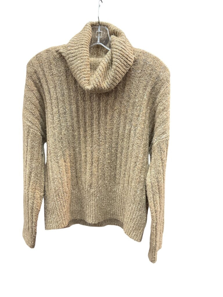 William Rast (Small) Brown Cowl Neck LS Sweater