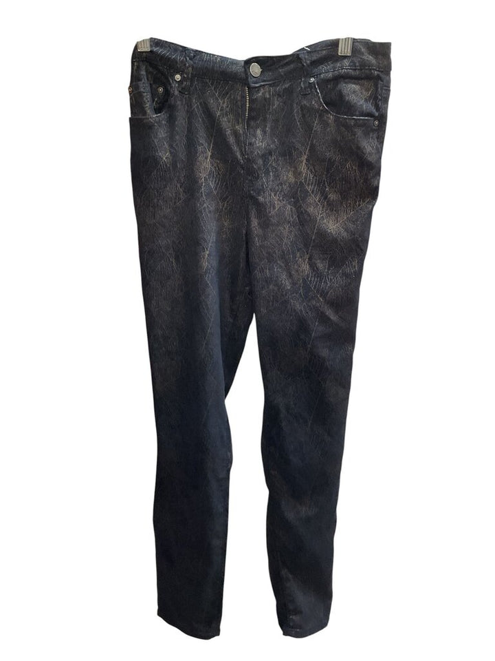Tractr (6/28) Blue and Gold Skinny Pants