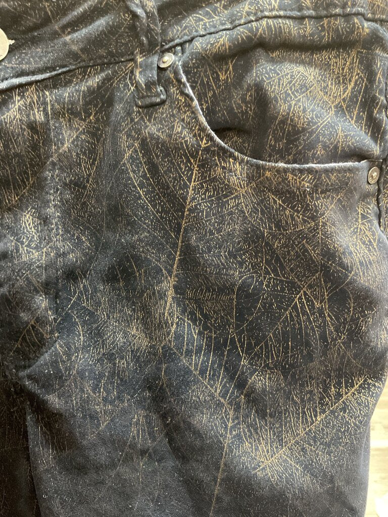 Tractr (6/28) Blue and Gold Skinny Pants
