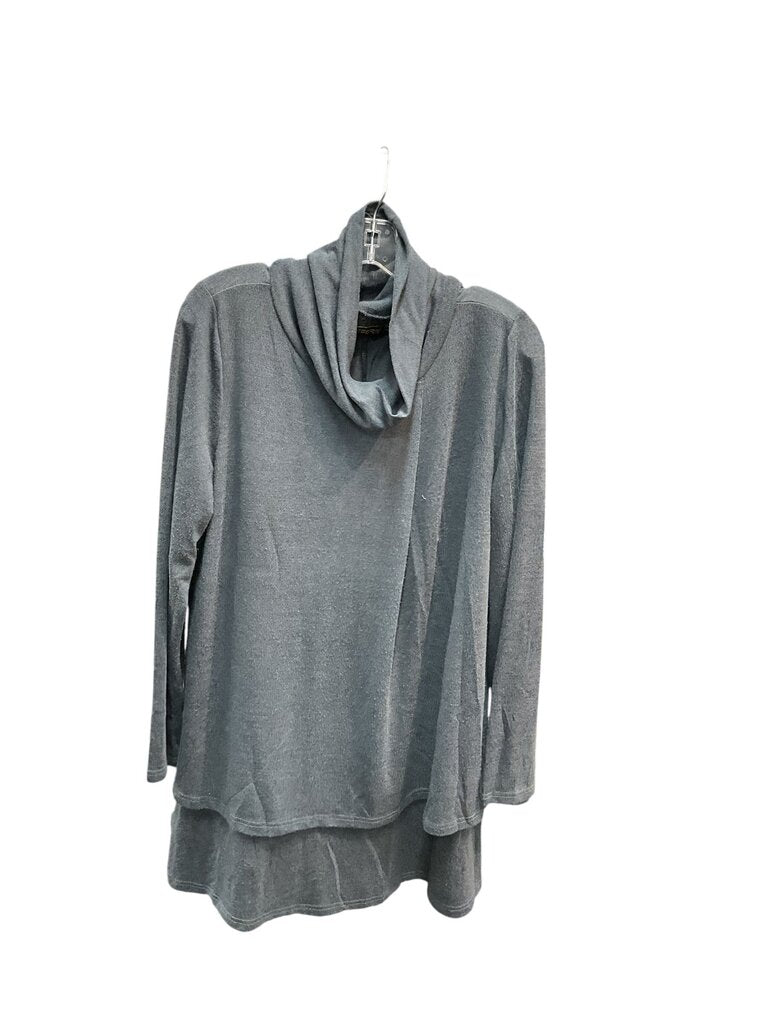Reborn (Large) Grey Long Turtleneck LS